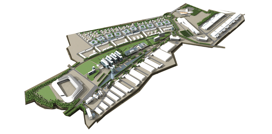 Newbridge Masterplan by MBLA Architects + Urbanists